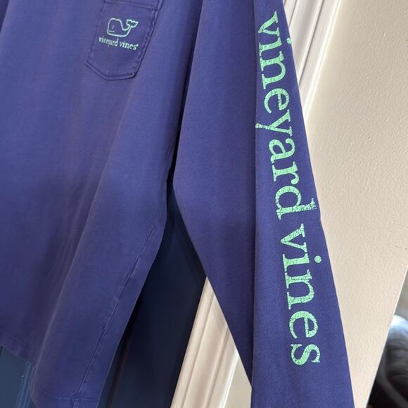 Vineyard Vines Adult Long Sleeve Whale Logo Tee Size M - Picture 3 of 5